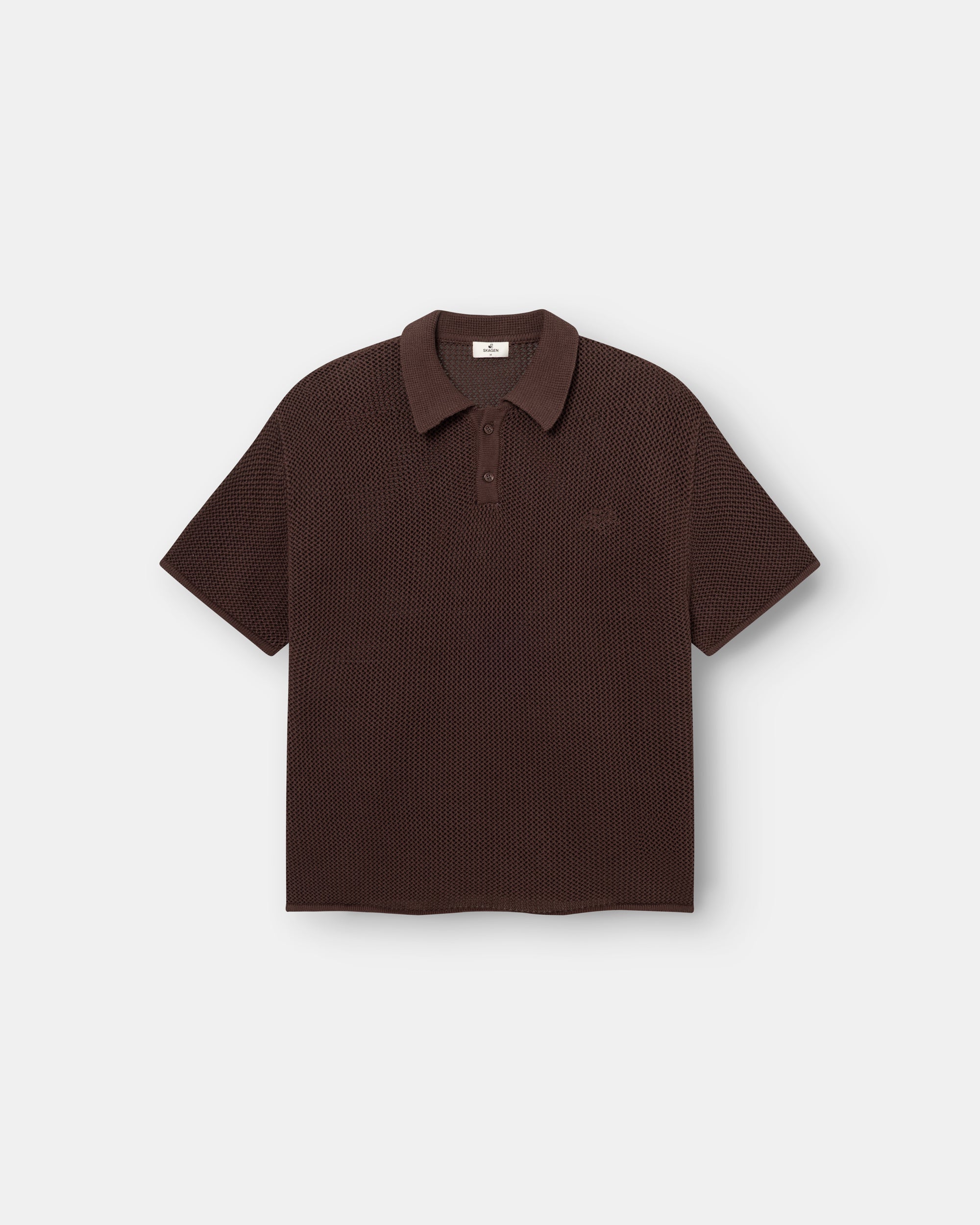 Knitted Polo Brown